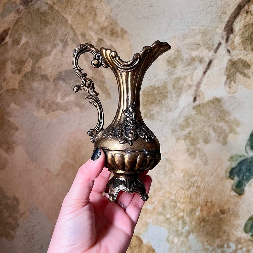 Vintage Brass Italian Pitcher